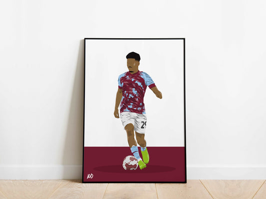 Ian Maatsen Burnley Poster - KDDesigns6