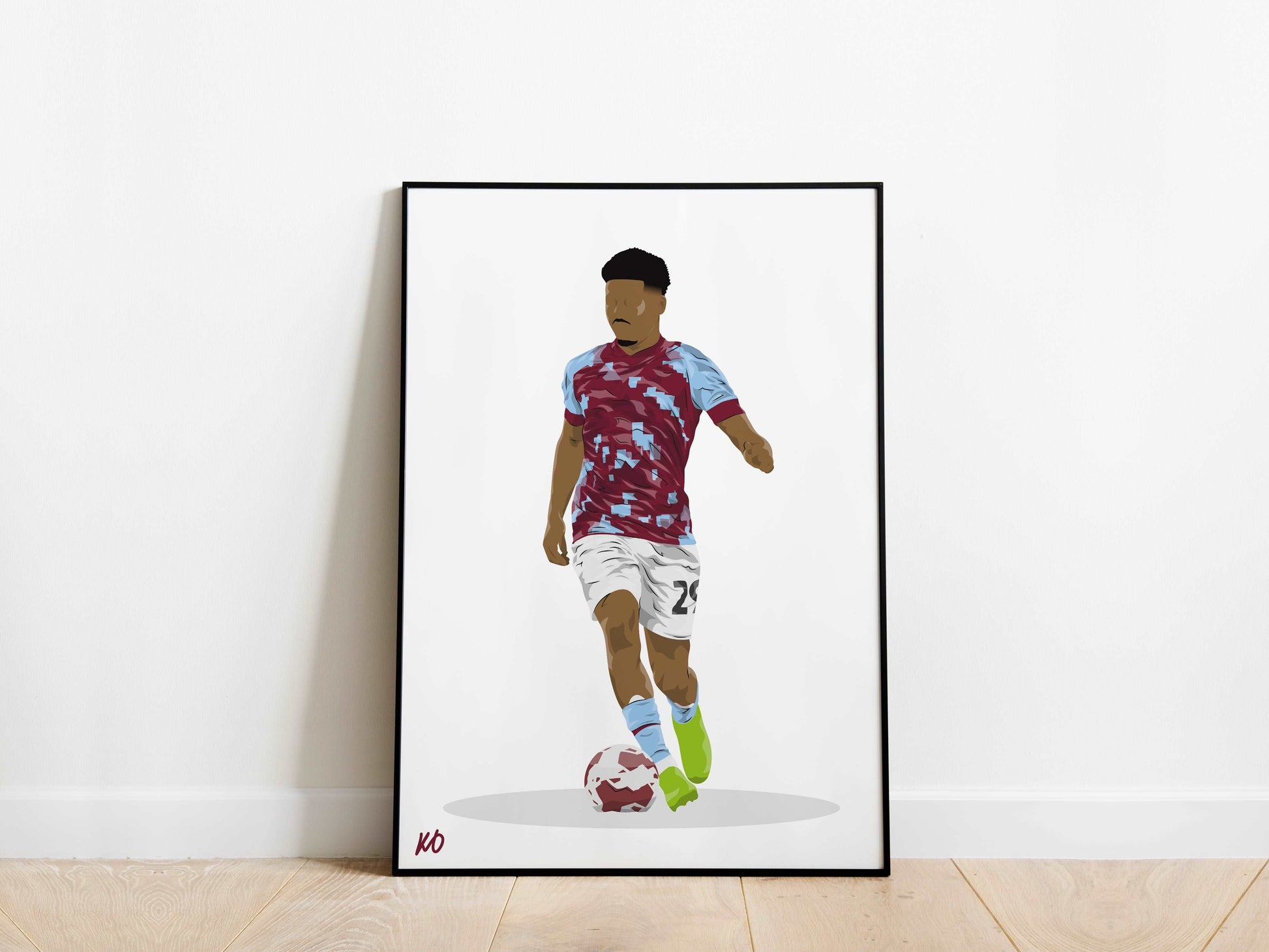 Ian Maatsen Burnley Poster - KDDesigns6
