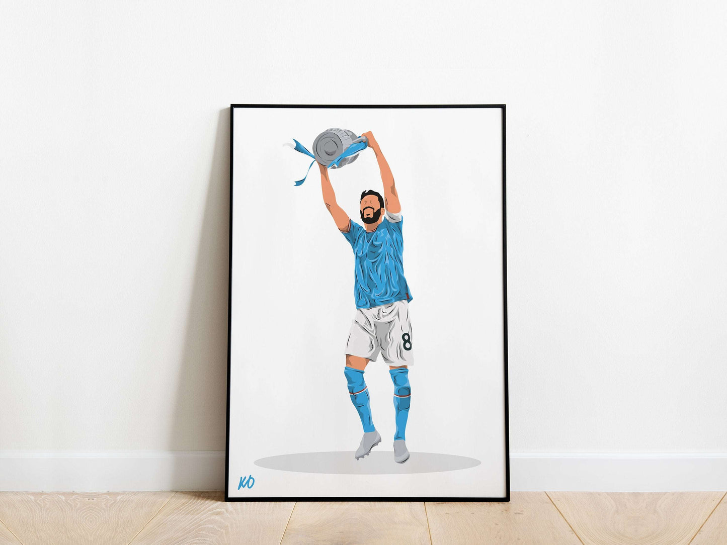 Ilkay Gundogan Man City Poster - KDDesigns6