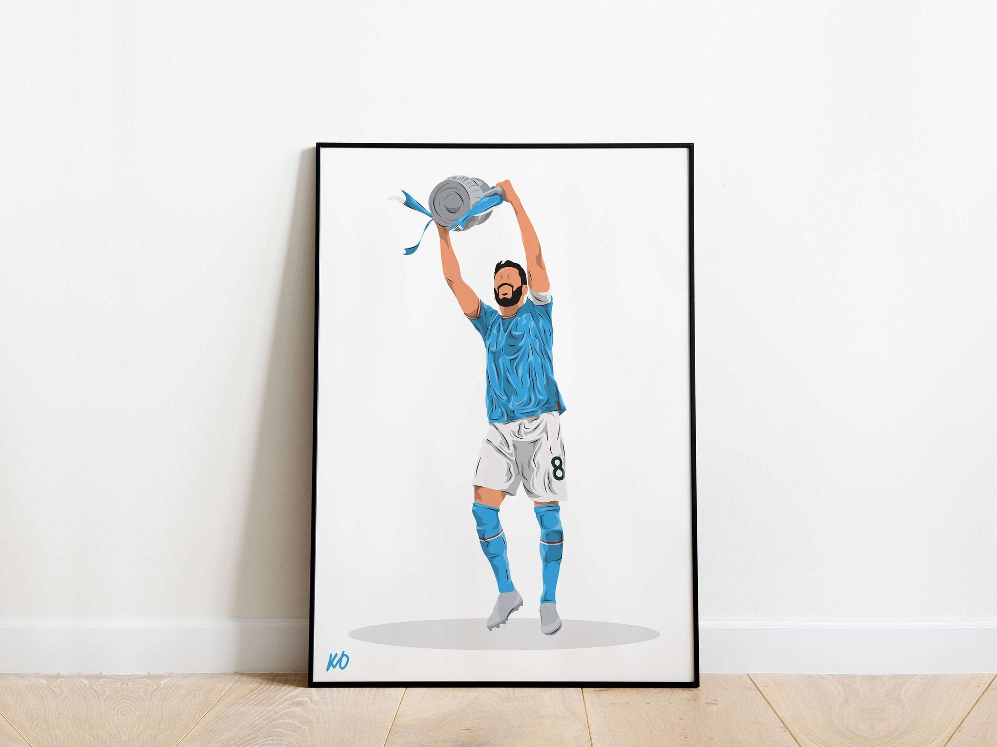 Ilkay Gundogan FA Cup Man City Poster - KDDesigns6