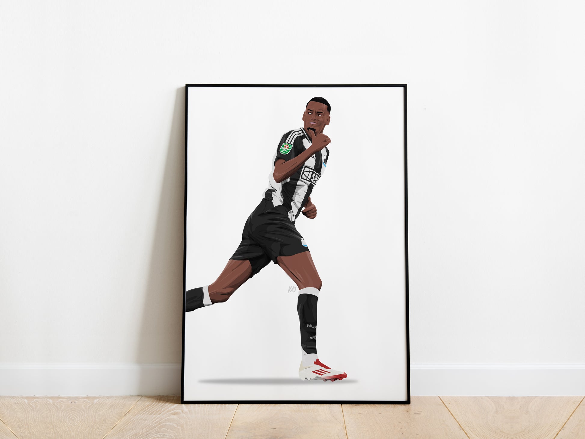 Alexander Isak Carabao Cup Final Celebration Newcastle United Poster - KDDesigns6
