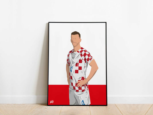 Ivan Perisic Croatia Poster - KDDesigns6