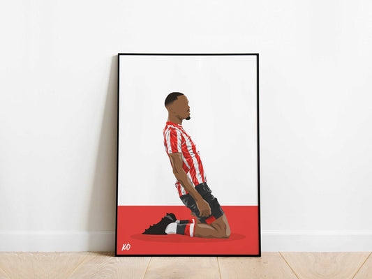Ivan Toney Celebration Brentford Poster - KDDesigns6