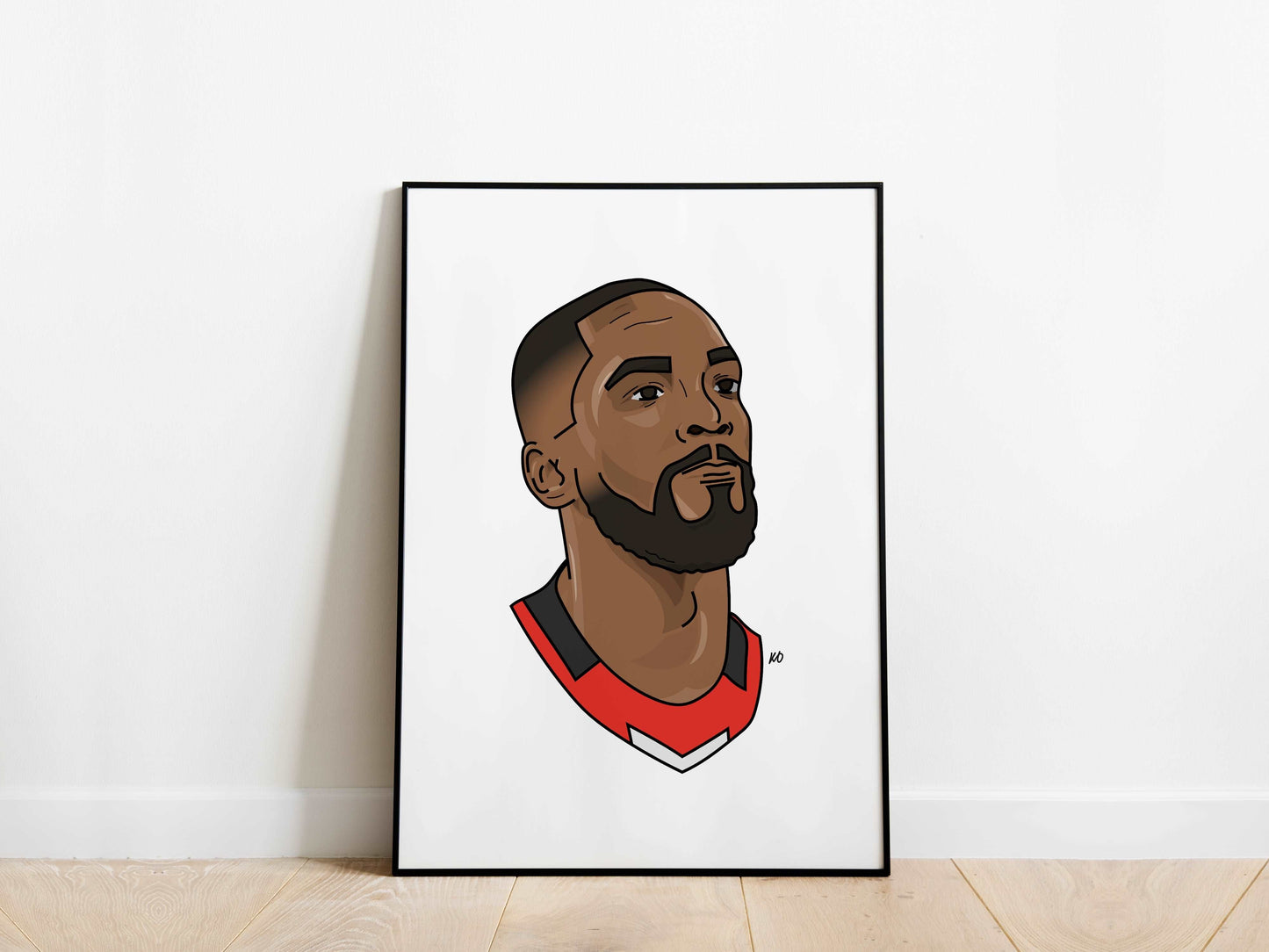 Ivan Toney Portrait Brentford Poster - KDDesigns6