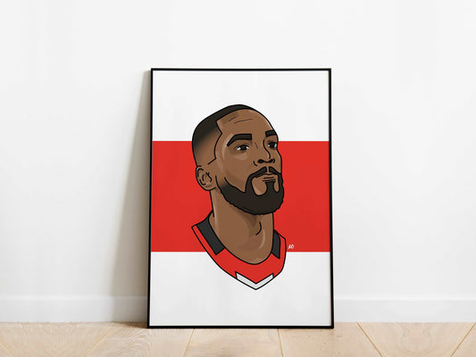Ivan Toney Portrait Brentford Poster - KDDesigns6