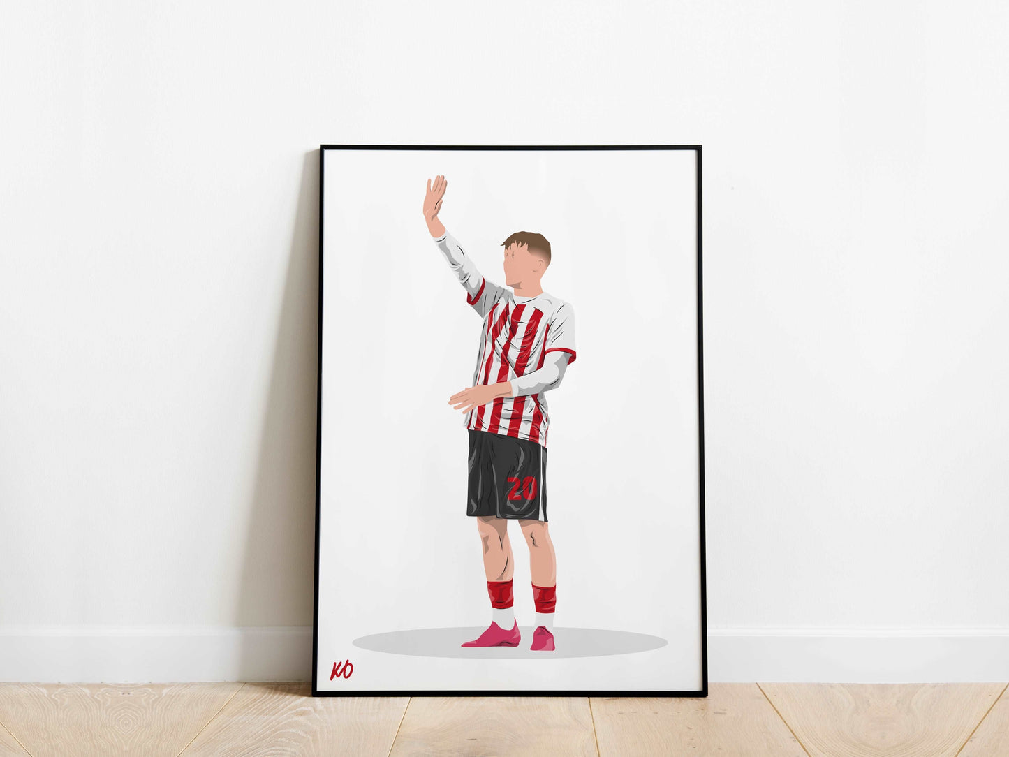 Jack Clarke Sunderland AFC Poster - KDDesigns6