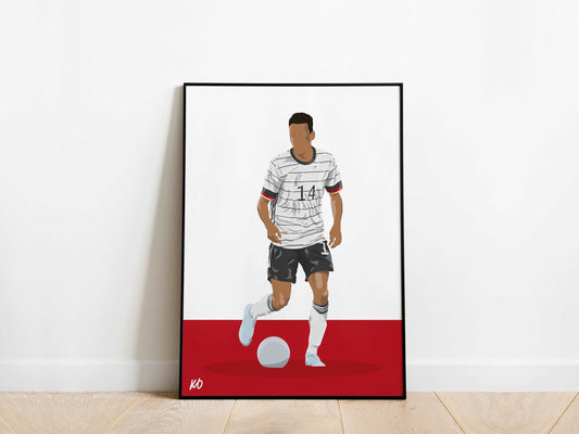 Jamal Musiala Euro 2020 Germany Poster - KDDesigns6