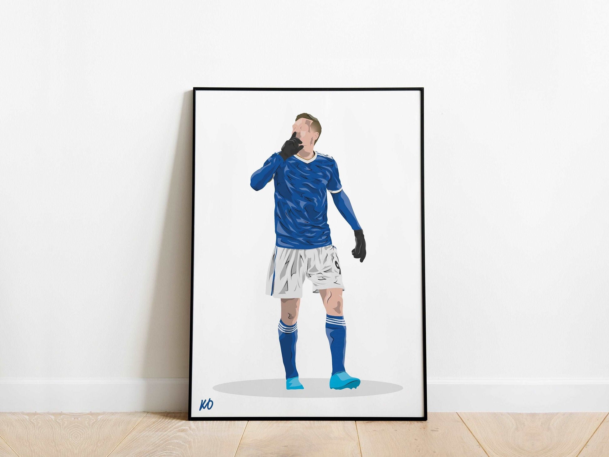 Jamie Vardy Leicester City Poster - KDDesigns6