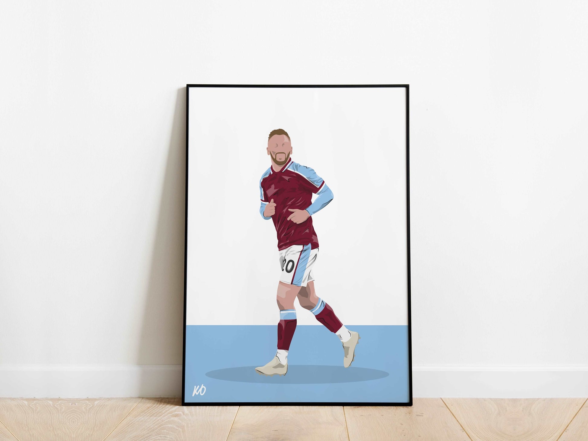 Jarrod Bowen West Ham United Poster - KDDesigns6