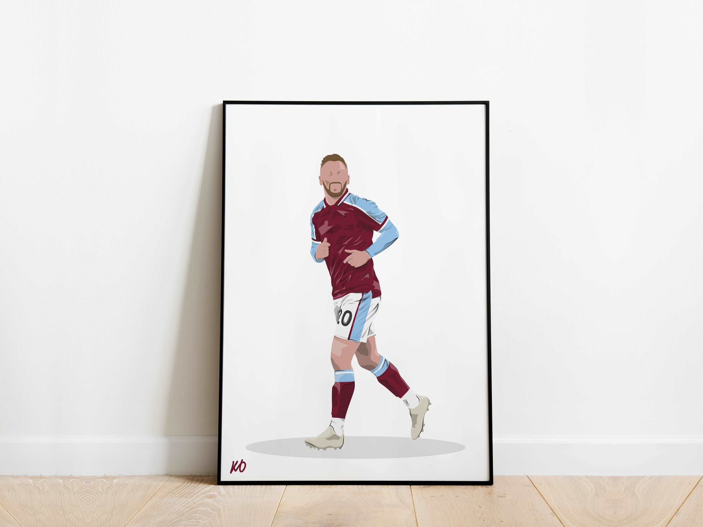 Jarrod Bowen West Ham United Poster - KDDesigns6