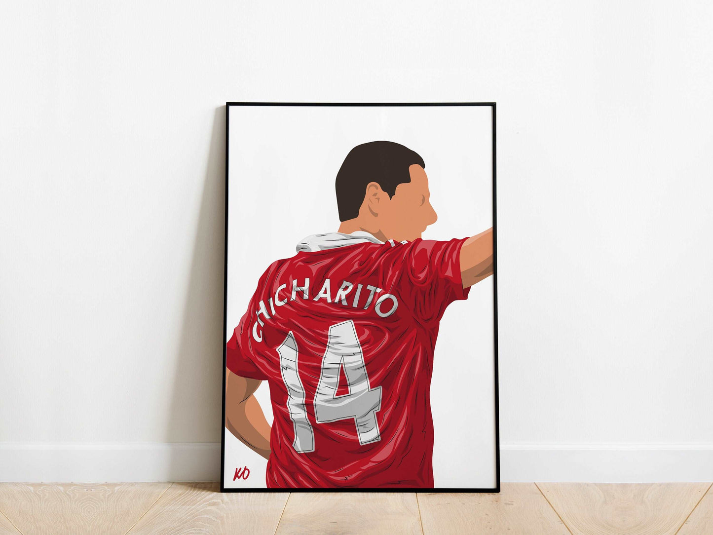 Javier 'Chicharito' Hernandez Manchester United Poster - KDDesigns6