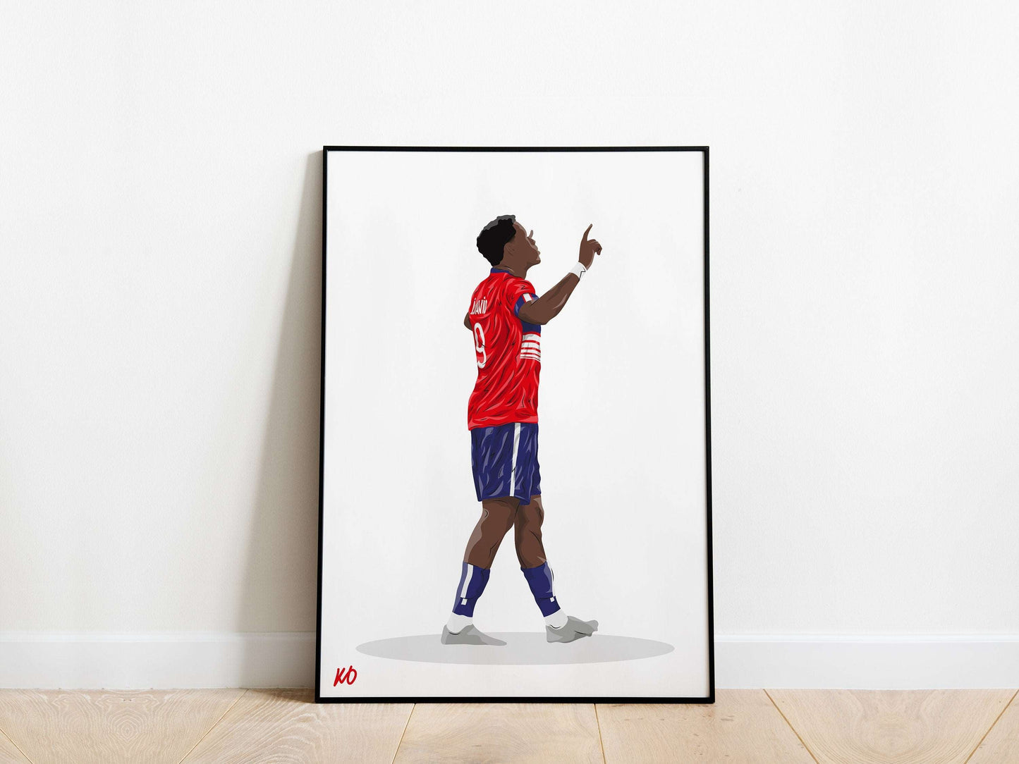 Jonathan David LOSC Lille Poster - KDDesigns6