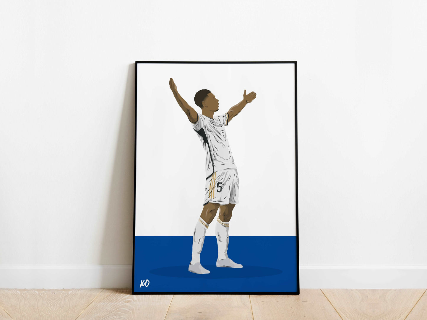 Jude Bellingham Goal Celebration Real Madrid Poster - KDDesigns6