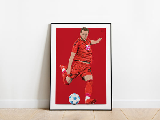 Harry Kane Bayern Munich Poster - KDDesigns6