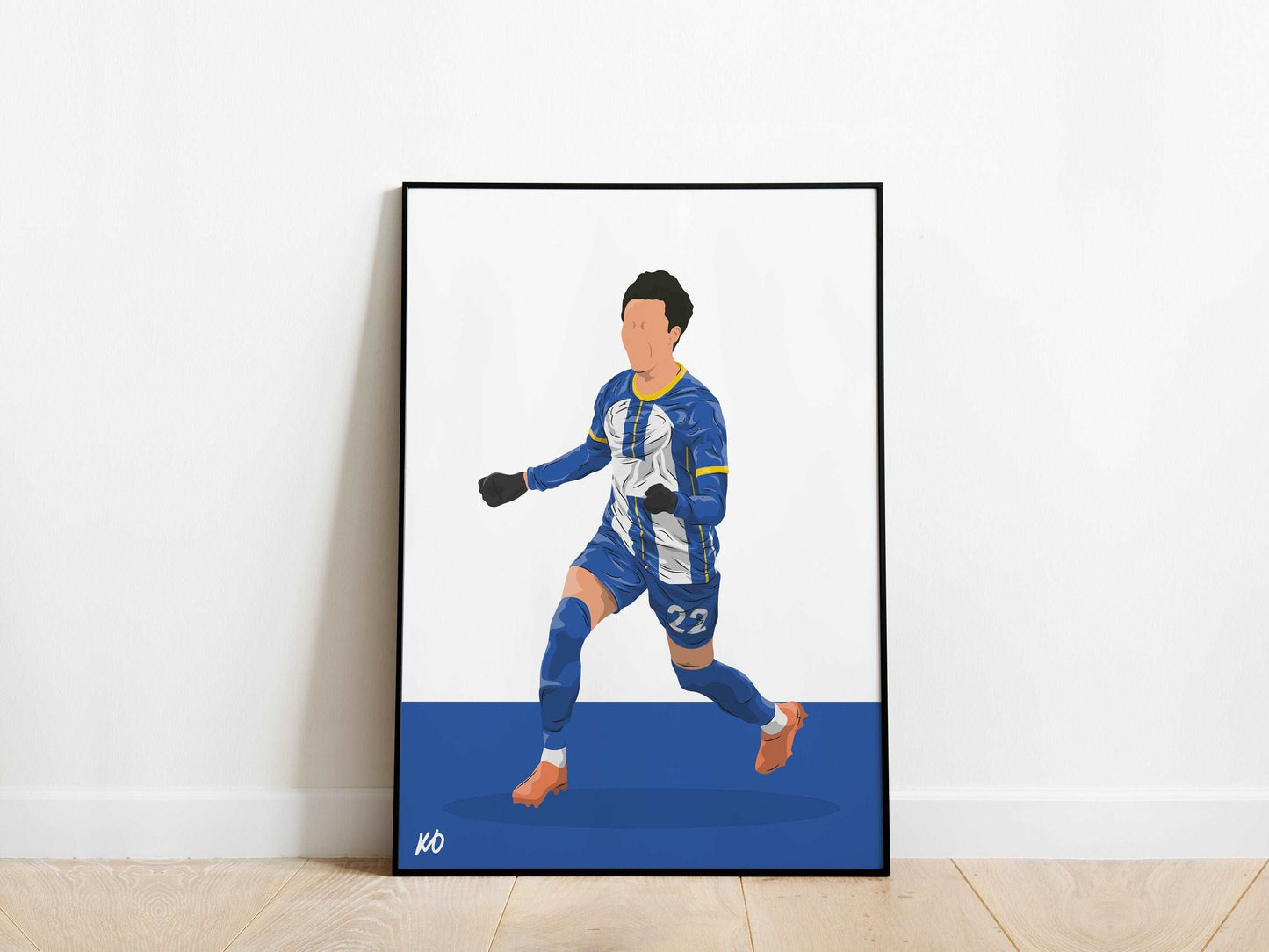 Kaoru Mitoma Brighton Poster - KDDesigns6