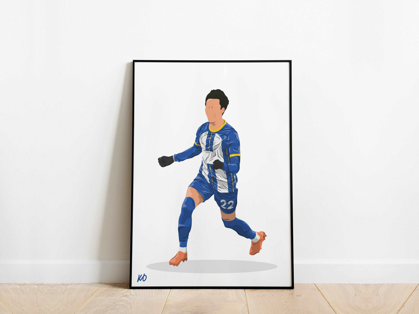 Kaoru Mitoma Brighton Poster - KDDesigns6