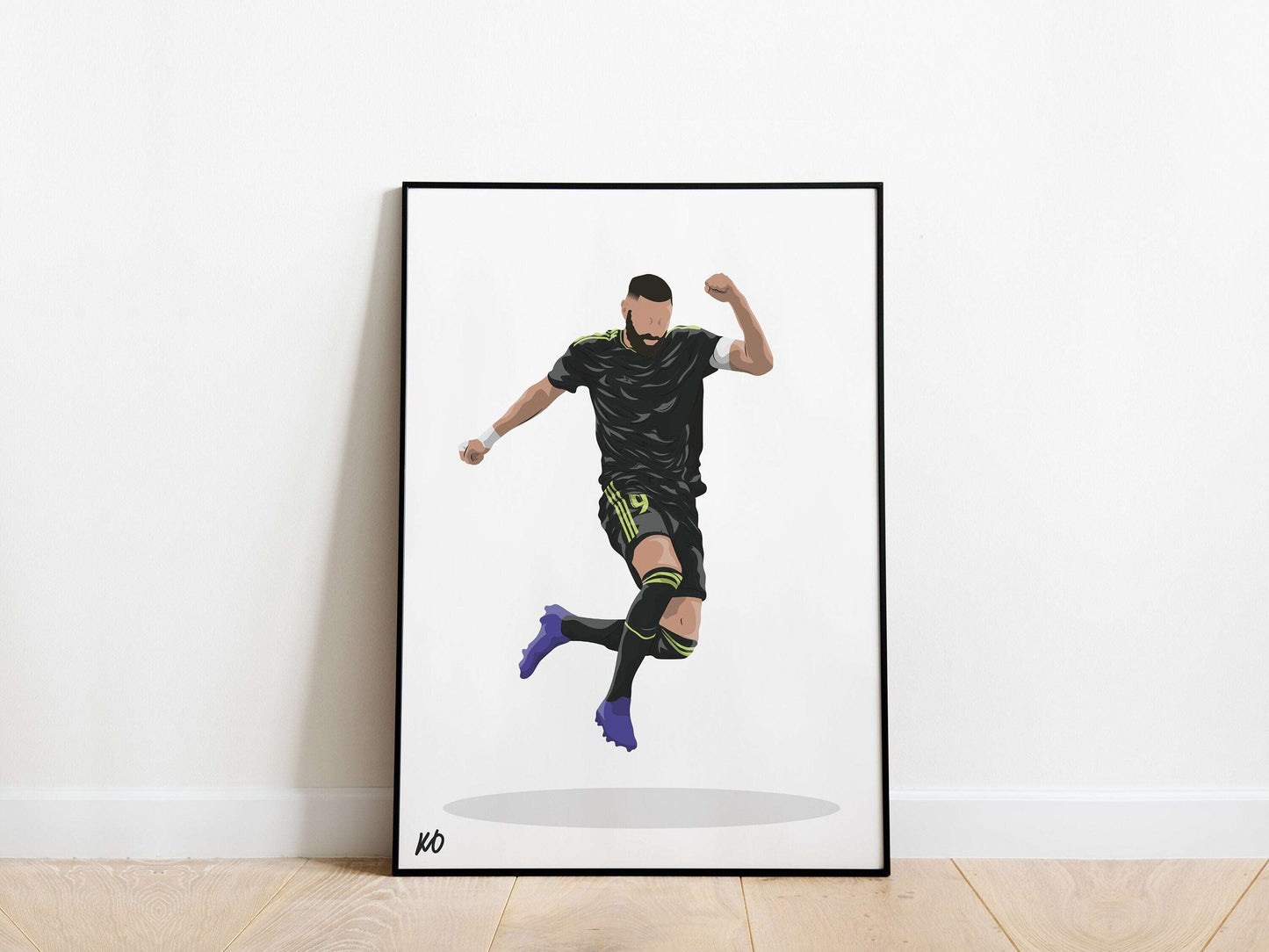 Karim Benzema Real Madrid Poster - KDDesigns6