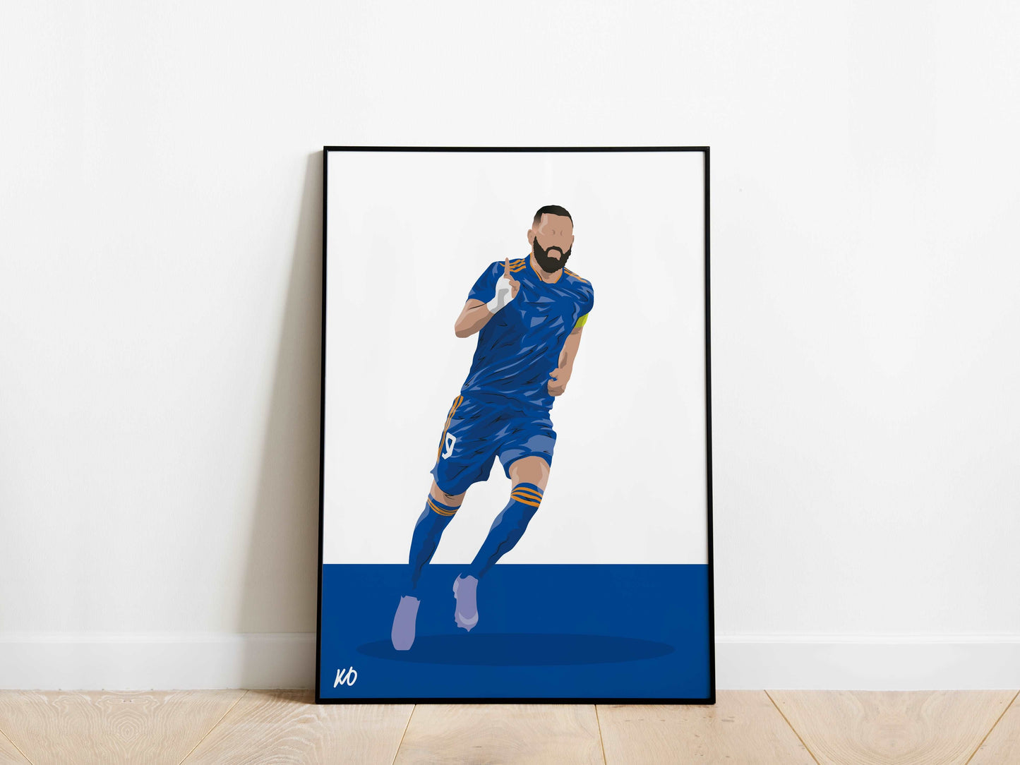 Karim Benzema Real Madrid Poster - KDDesigns6