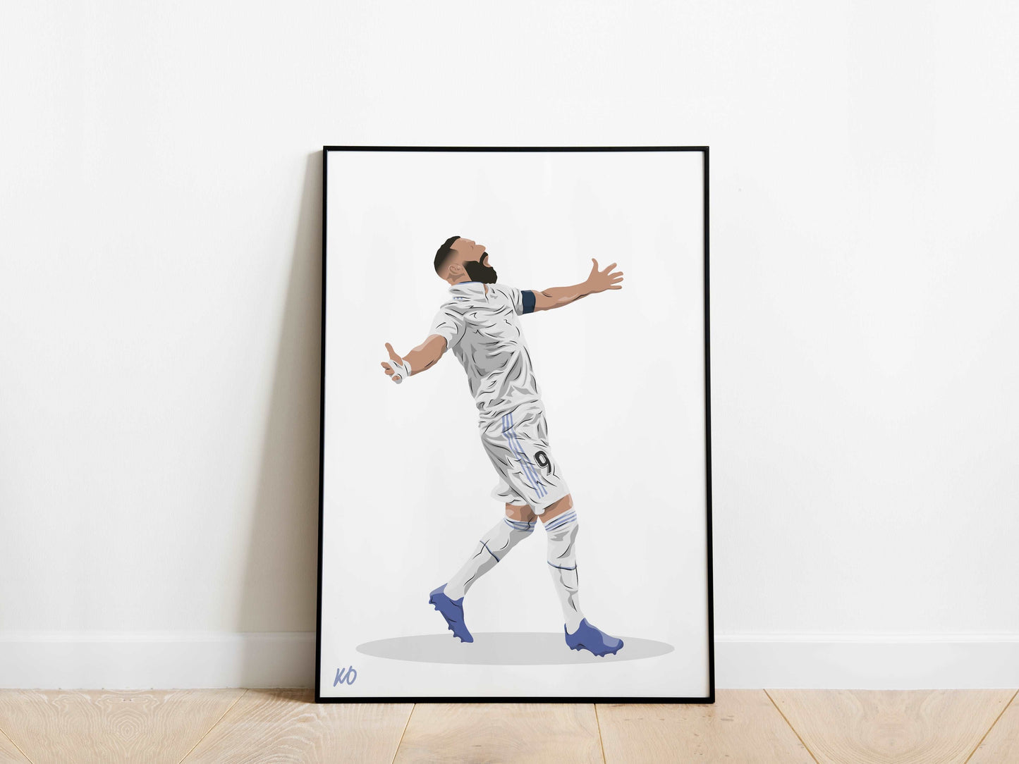 Karim Benzema Real Madrid Poster - KDDesigns6
