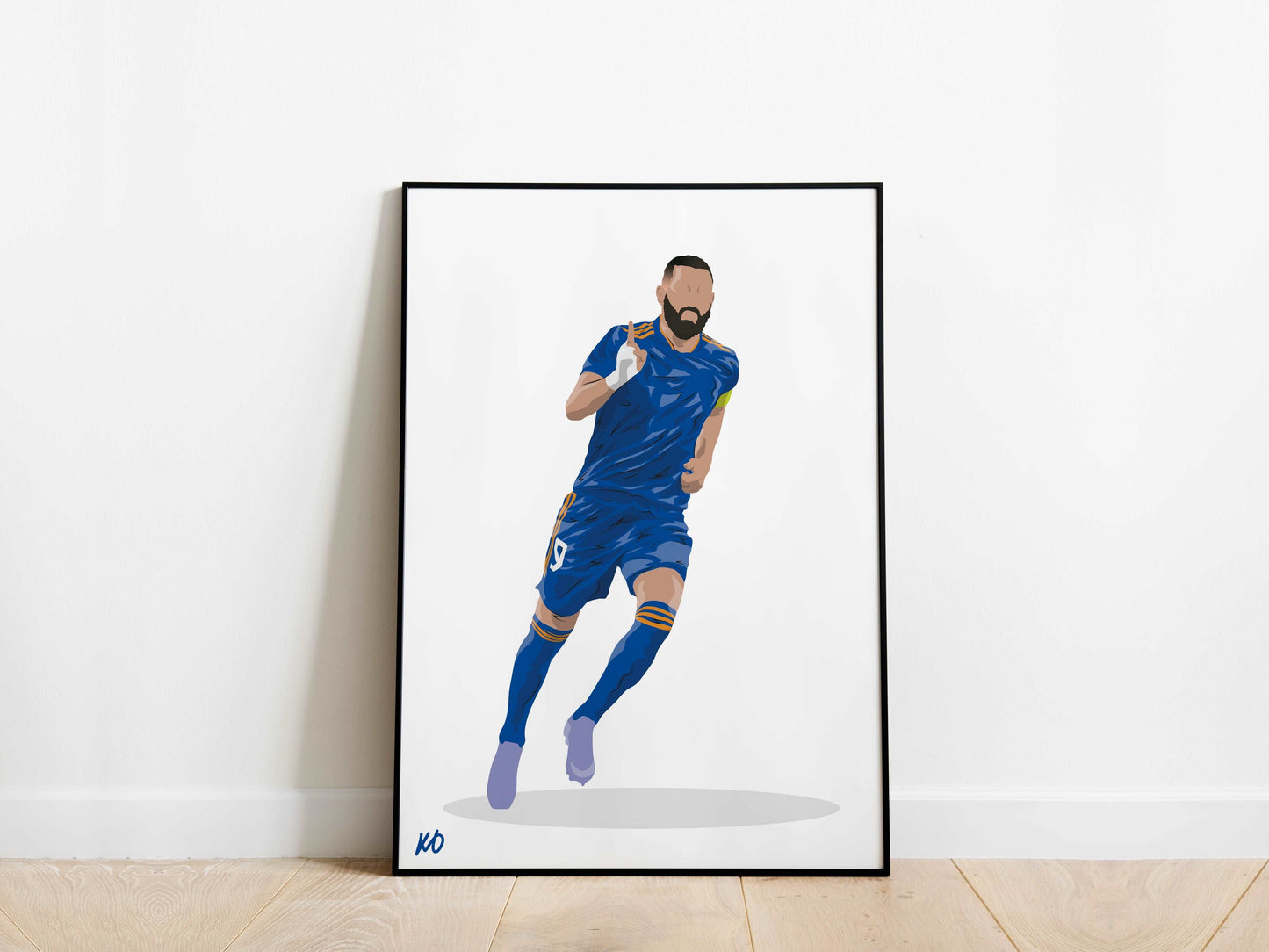 Karim Benzema Real Madrid Poster - KDDesigns6