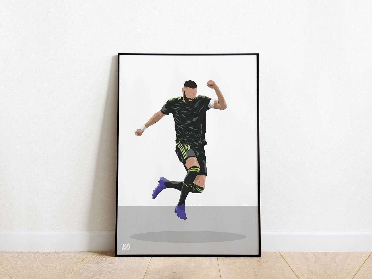 Karim Benzema Real Madrid Poster - KDDesigns6