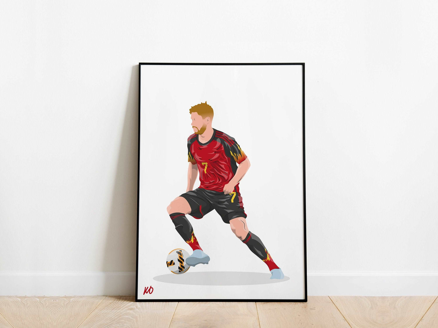 Kevin De Bruyne Belgium Poster - KDDesigns6