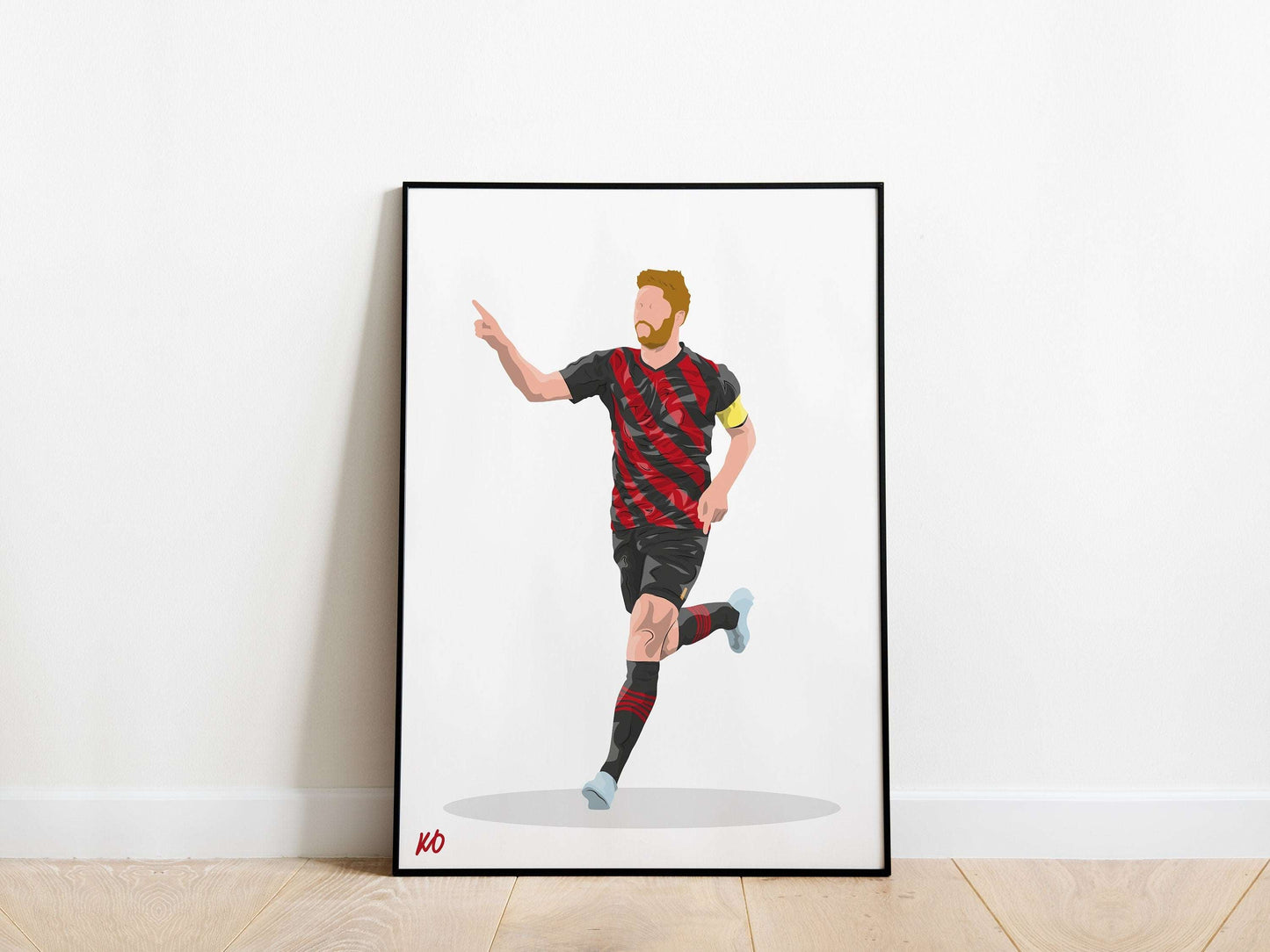 Kevin De Bruyne Away Kit Man City Poster - KDDesigns6