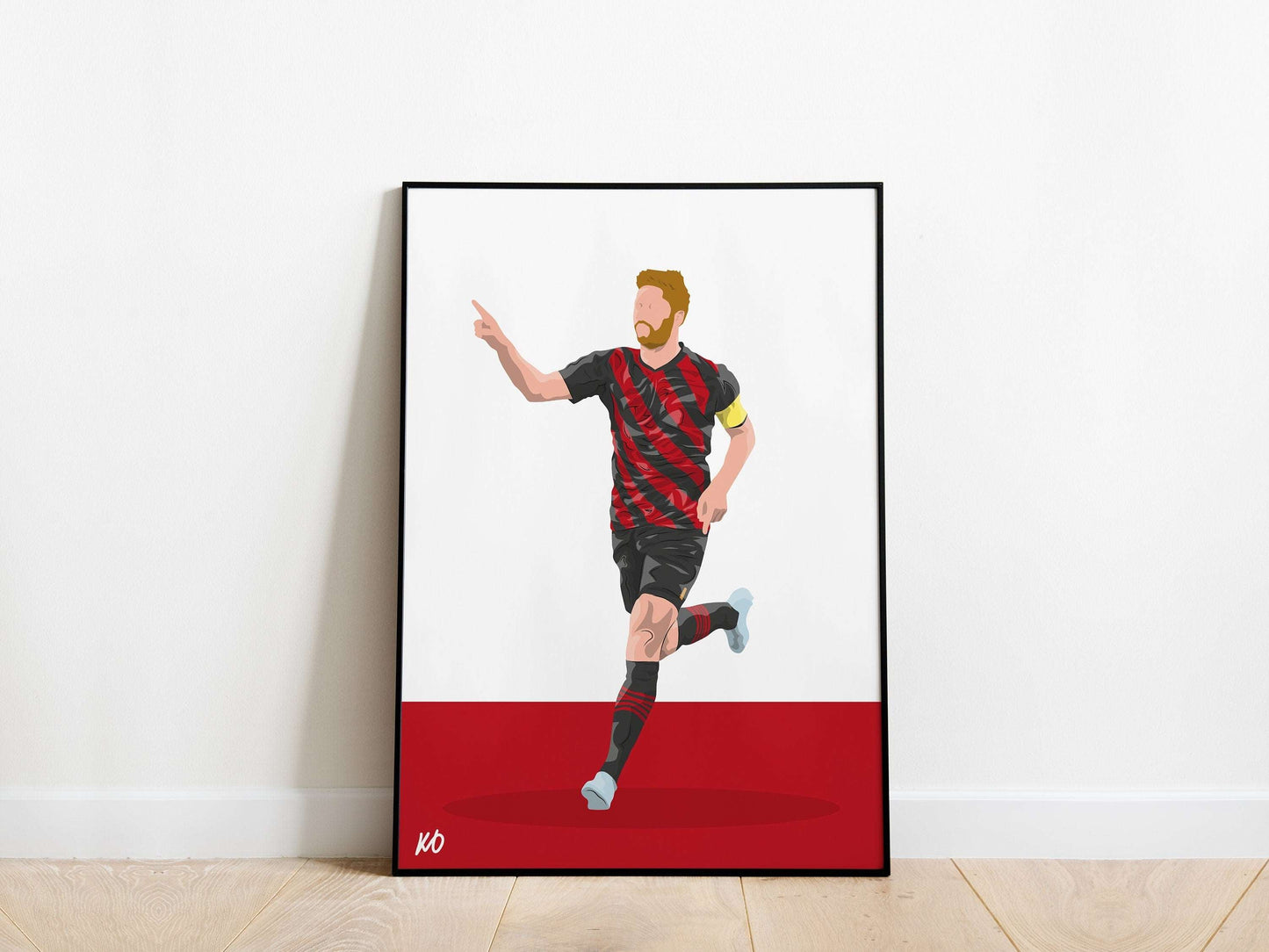 Kevin De Bruyne Away Kit Man City Poster - KDDesigns6