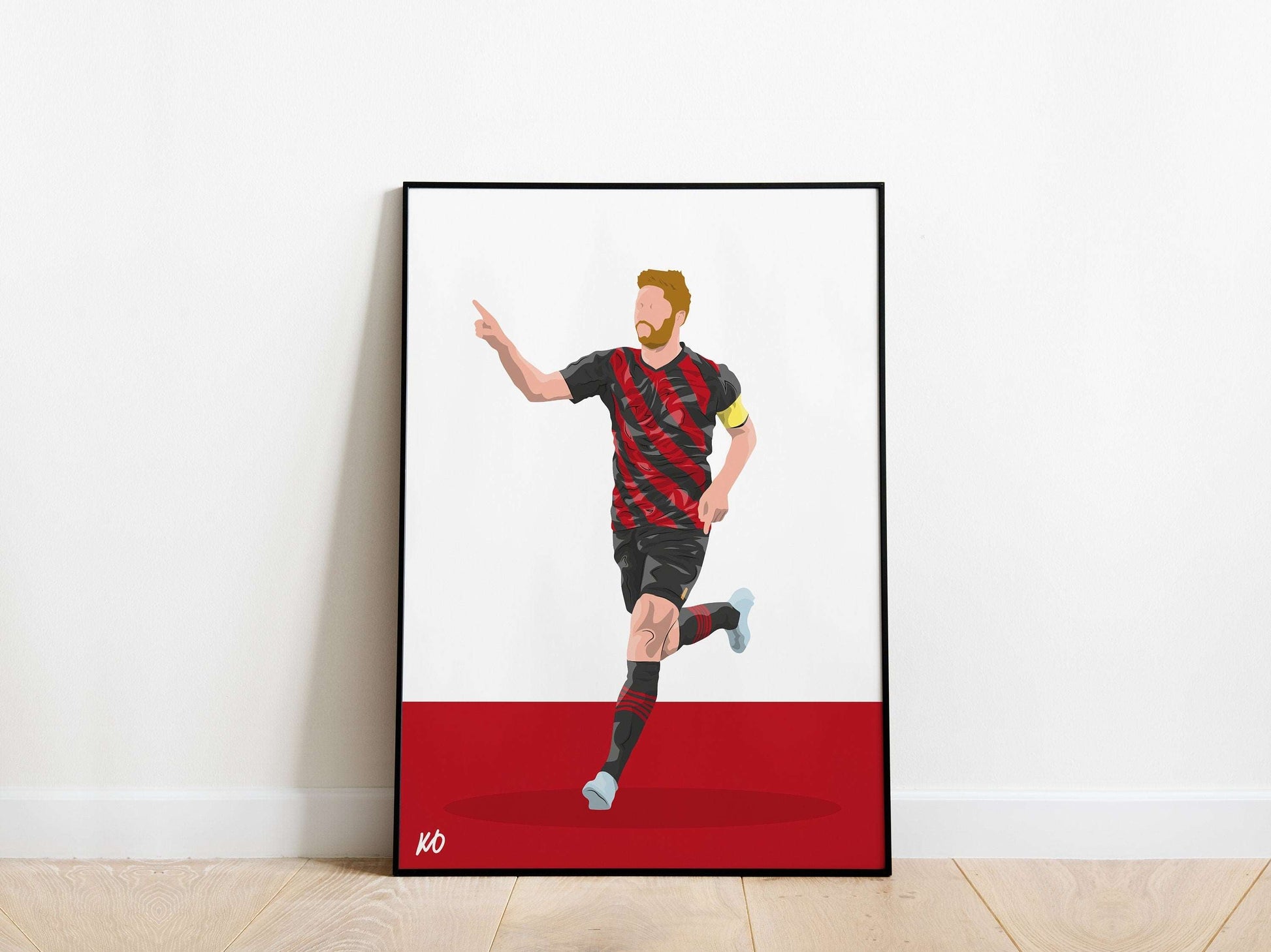 Kevin De Bruyne Away Kit Man City Poster - KDDesigns6