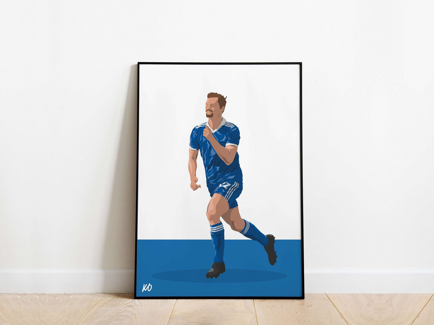 Kiernan Dewsbury-Hall Leicester City Poster - KDDesigns6