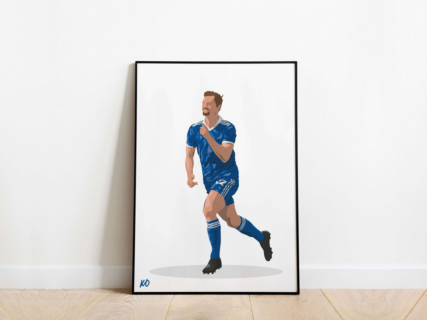 Kiernan Dewsbury-Hall Leicester City Poster - KDDesigns6