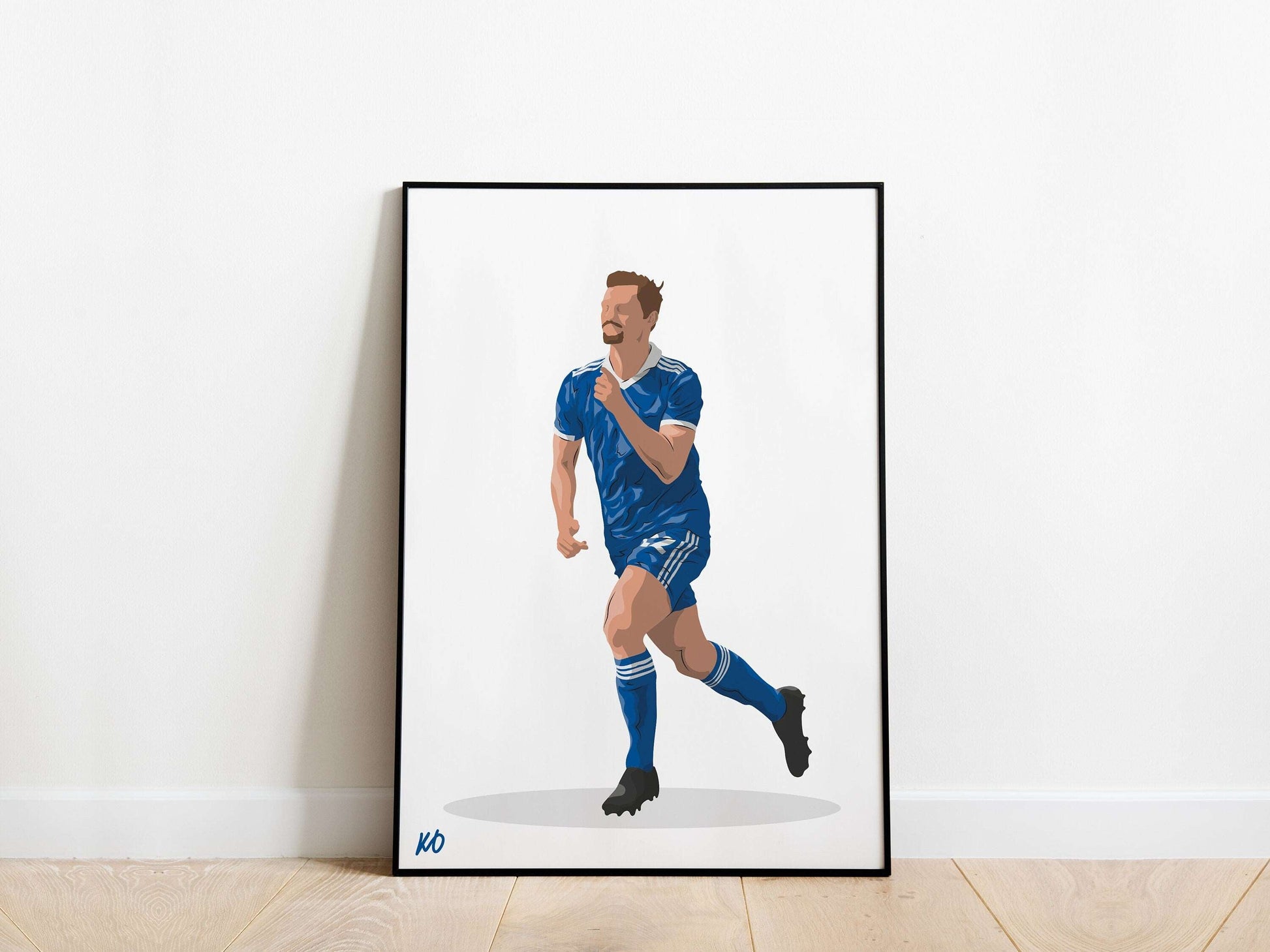 Kiernan Dewsbury-Hall Leicester City Poster - KDDesigns6