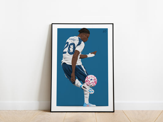 Mohammed Kudus 25/26 Tottenham Hotspur Poster - KDDesigns6