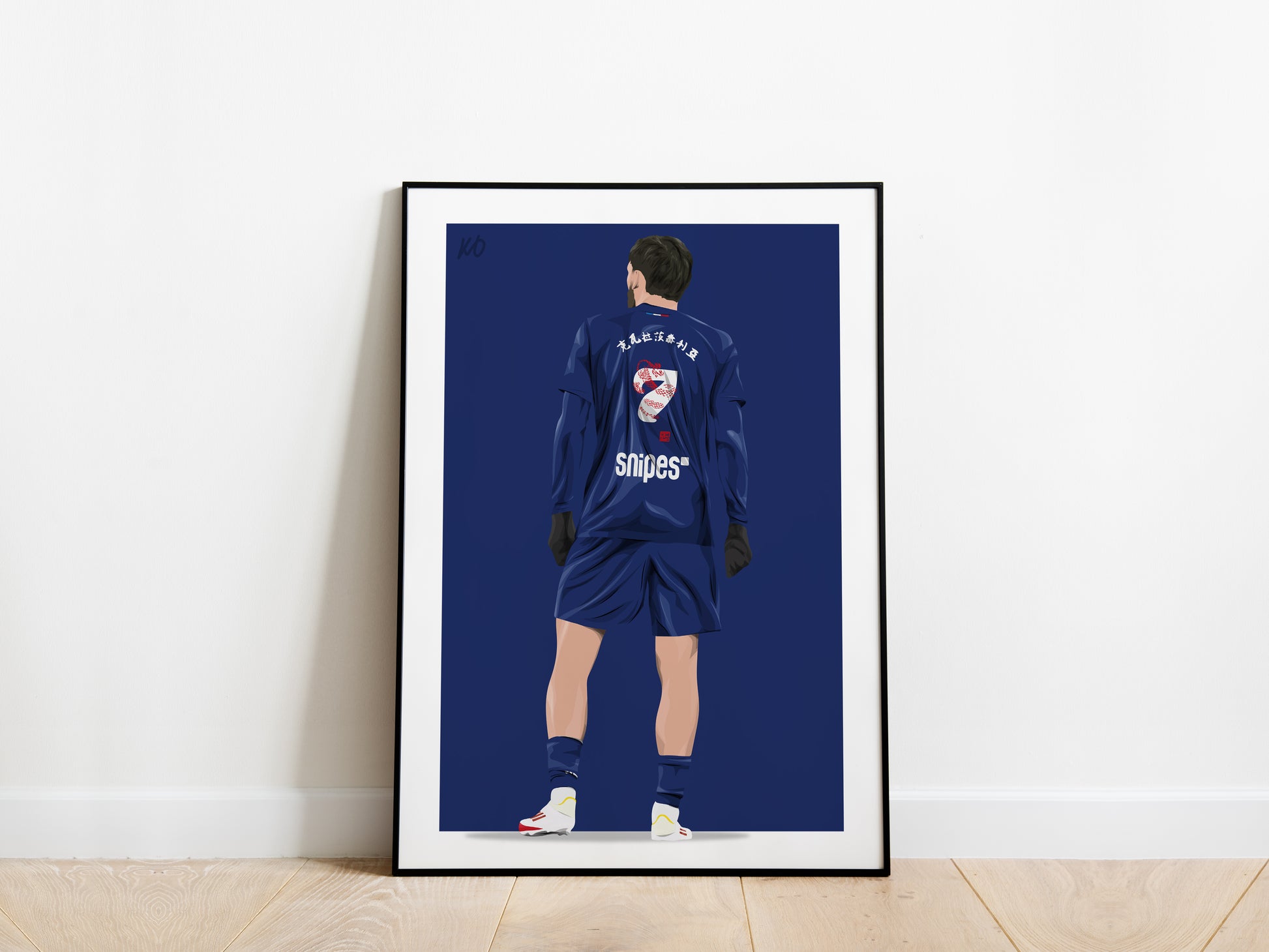 Khvicha 'Kvara' Kvaratskhelia PSG Poster - KDDesigns6
