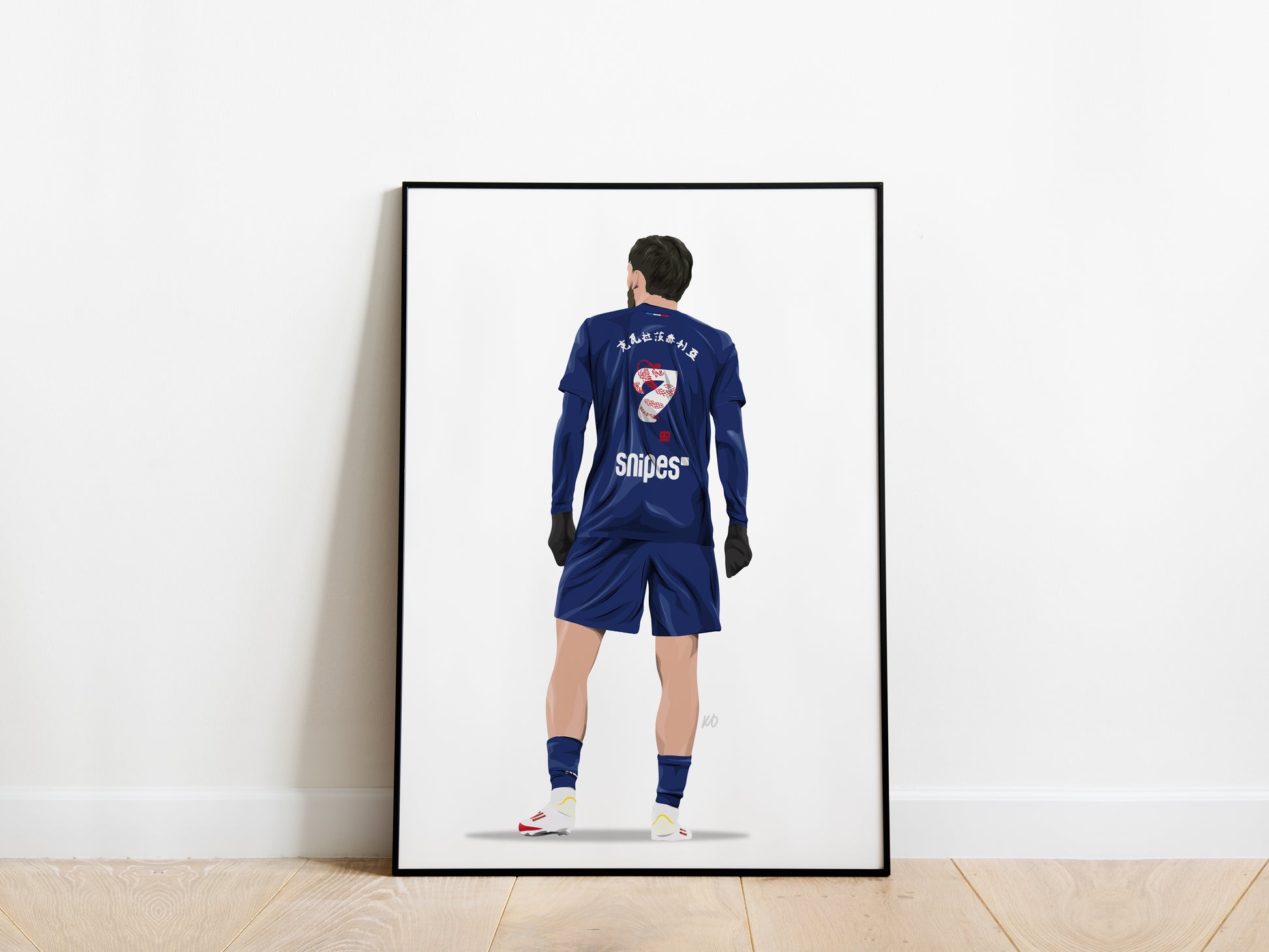 Khvicha 'Kvara' Kvaratskhelia PSG Poster - KDDesigns6