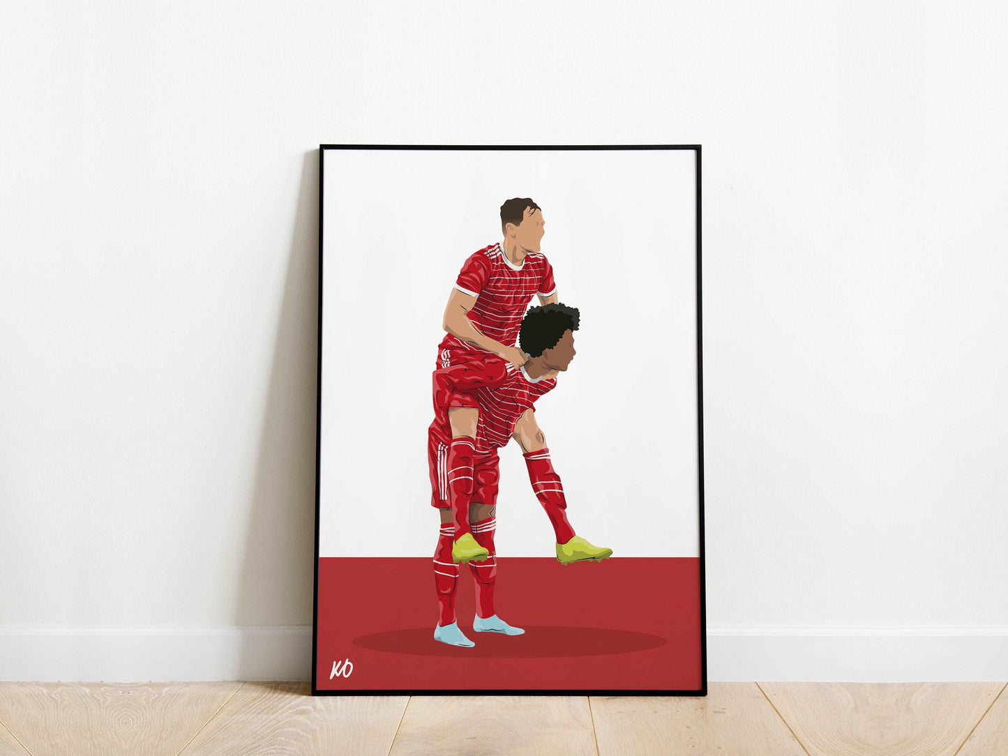 Leon Goretzka, Serge Gnabry Bayern Munich Poster - KDDesigns6