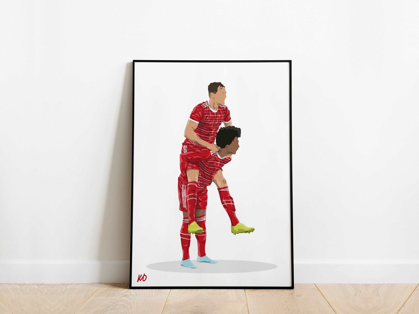 Leon Goretzka, Serge Gnabry Bayern Munich Poster - KDDesigns6
