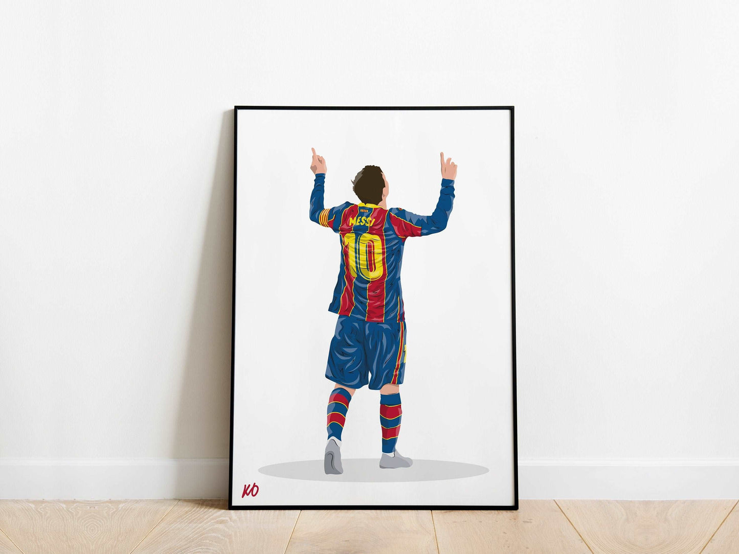 Lionel Messi Barcelona Poster - KDDesigns6