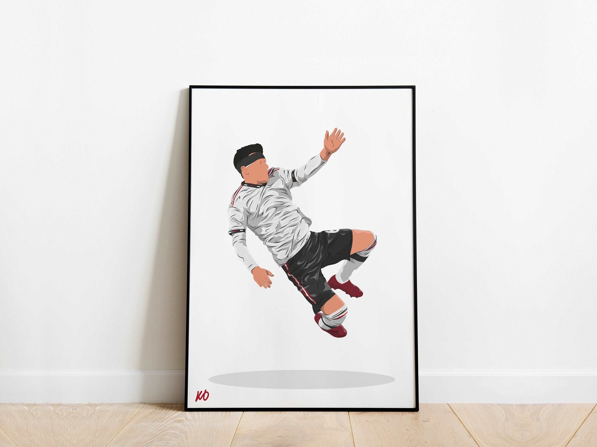 Lisandro Martinez Celebration Manchester United Poster - KDDesigns6