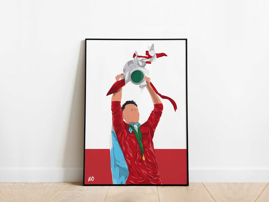 Lisandro Martinez Carabao Cup Manchester United Poster - KDDesigns6