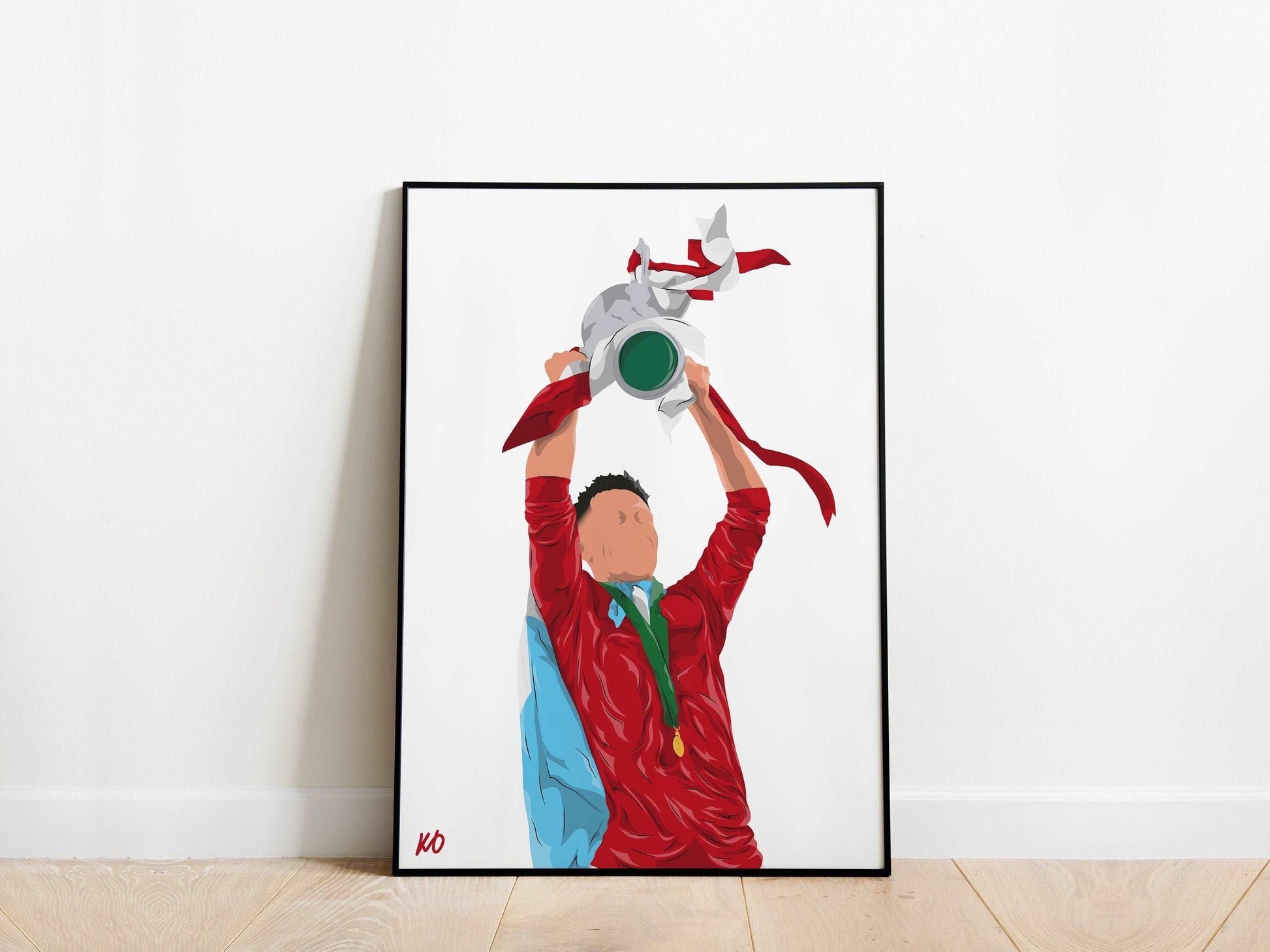 Lisandro Martinez Carabao Cup Manchester United Poster - KDDesigns6