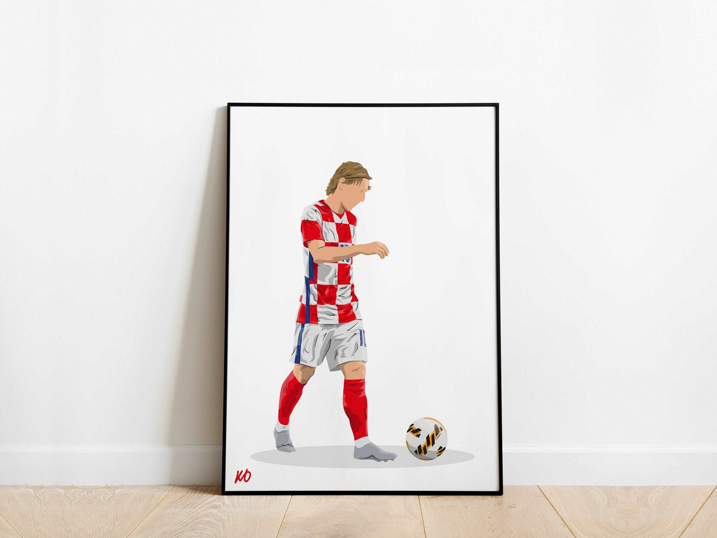 Luka Modric Croatia Poster - KDDesigns6