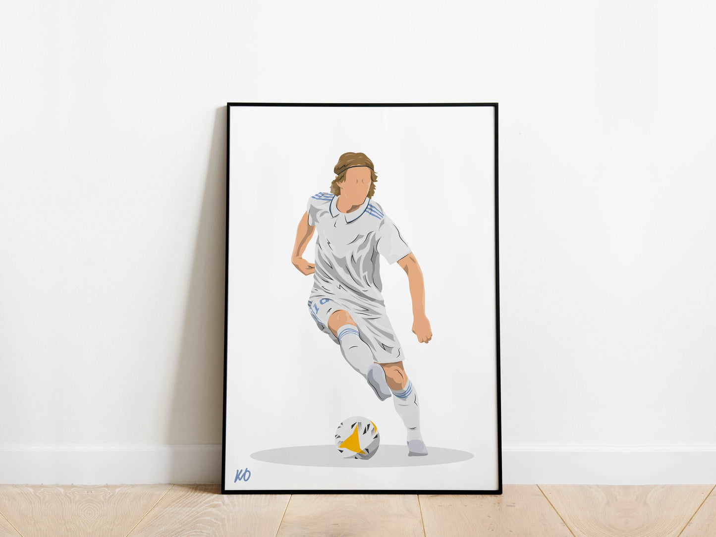 Luka Modric Real Madrid Poster - KDDesigns6