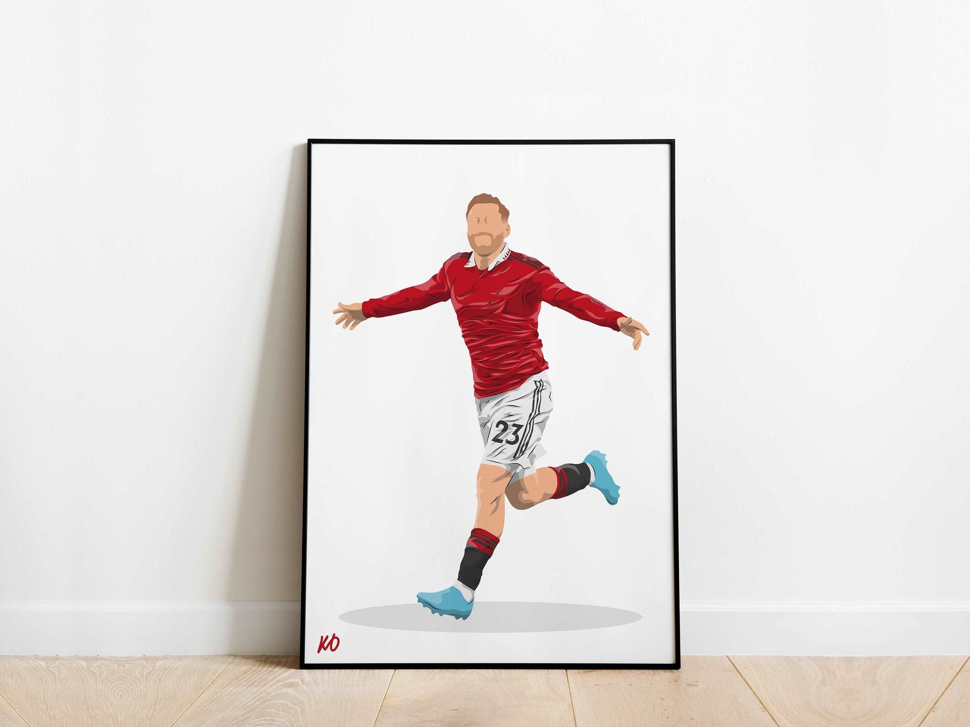 Luke Shaw Manchester United Poster - KDDesigns6
