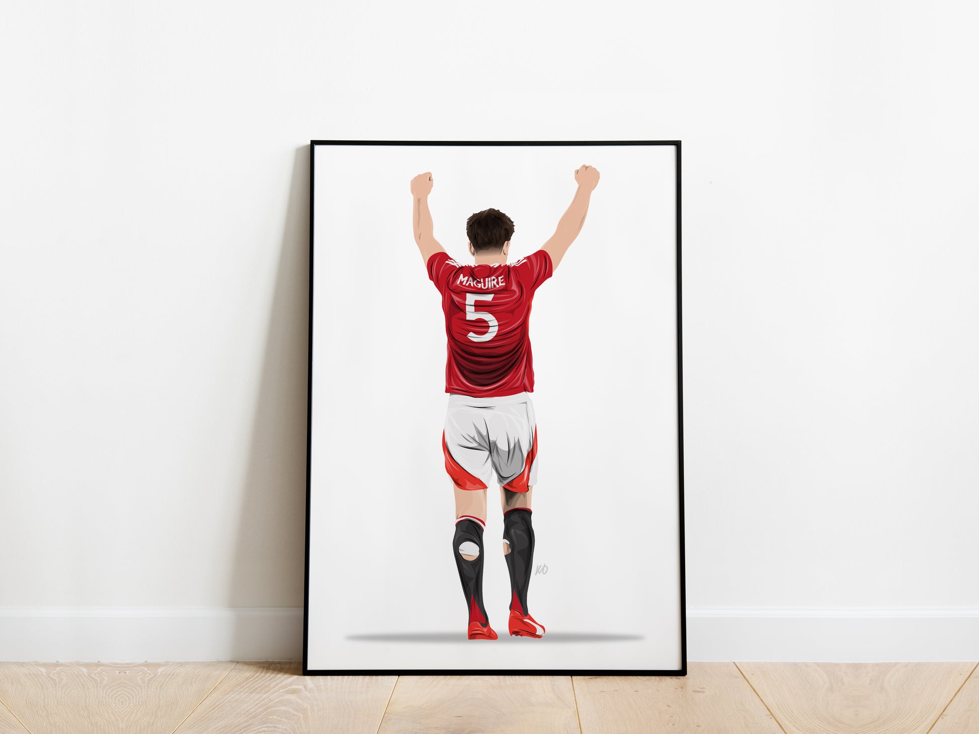 Harry Maguire Last Minute Winner Manchester United Poster - KDDesigns6