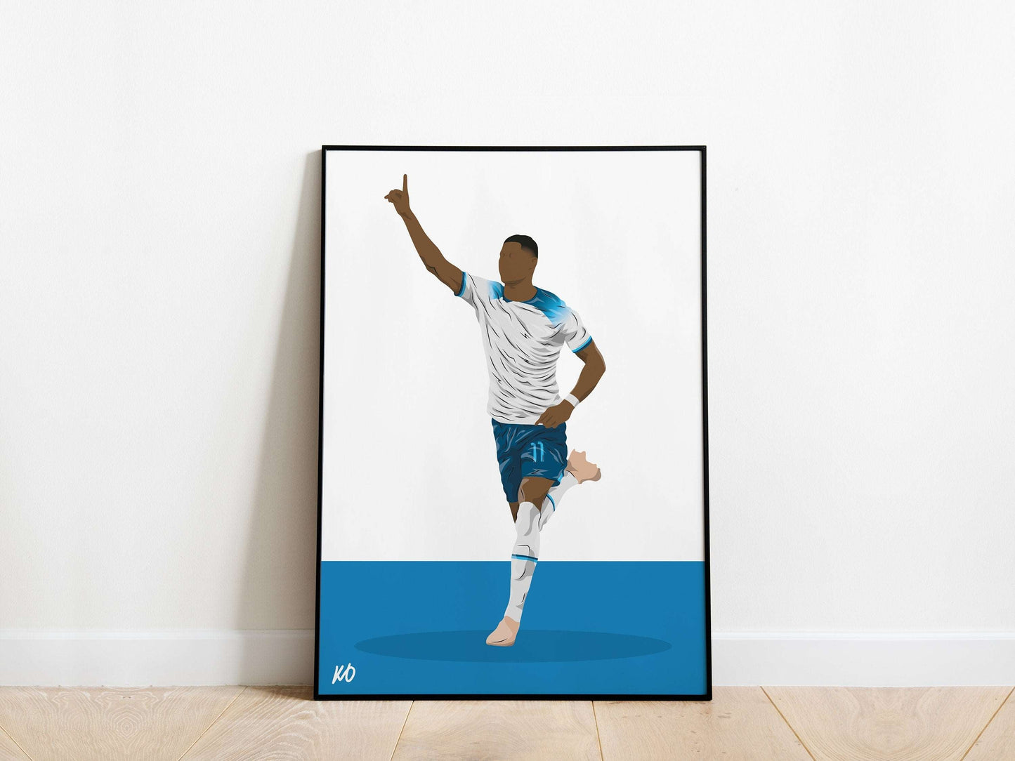 Marcus Rashford England Poster - KDDesigns6
