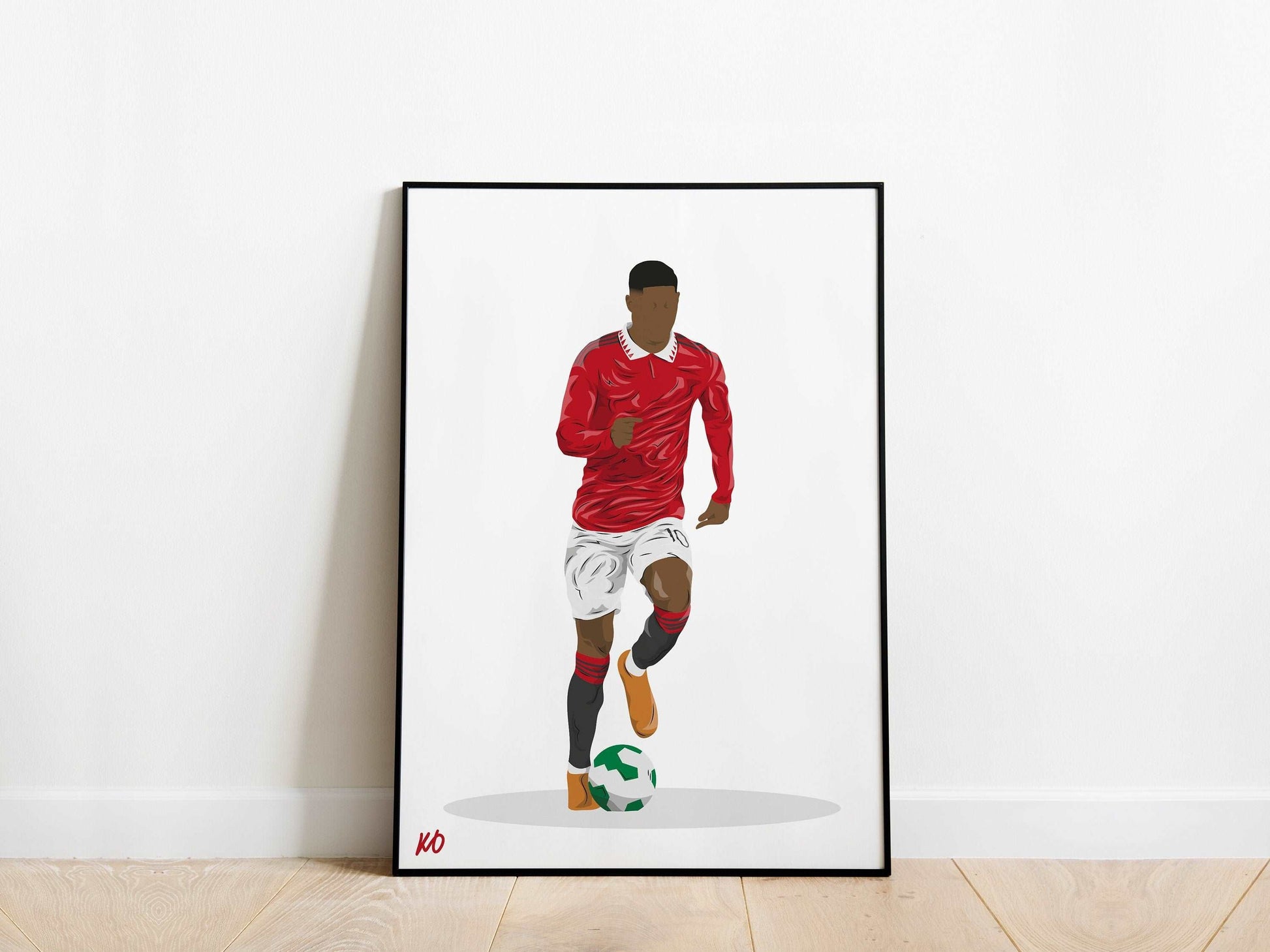 Marcus Rashford 22/23 Manchester United Poster - KDDesigns6