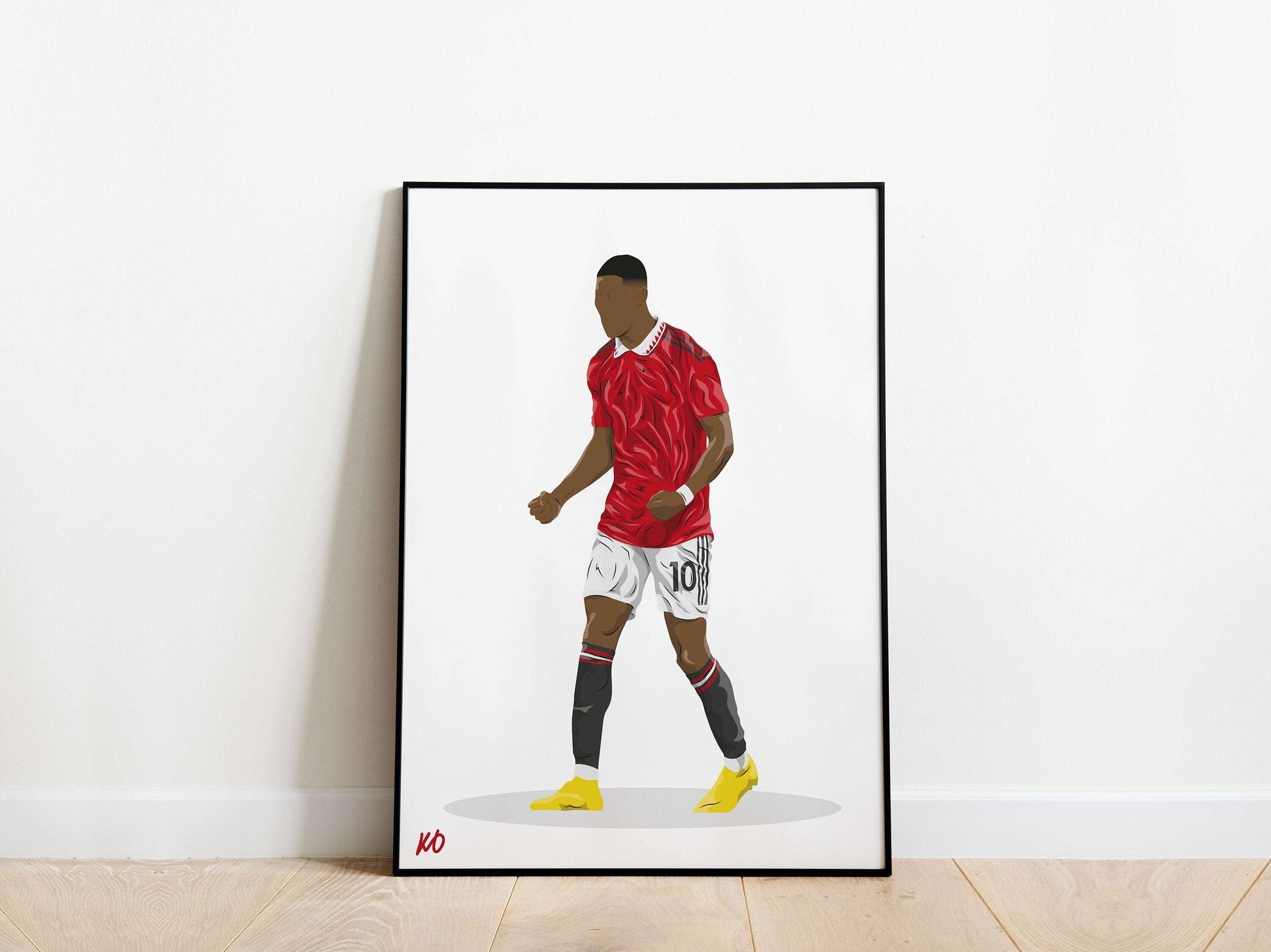 Marcus Rashford 22/23 Celebration Manchester United Poster - KDDesigns6