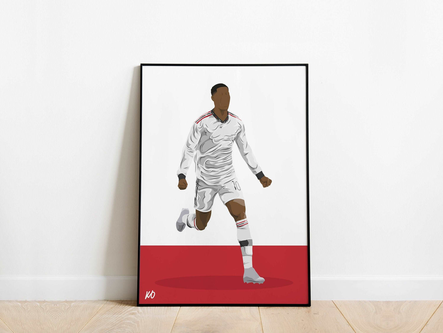 Marcus Rashford Goal Celebration Manchester United Poster - KDDesigns6