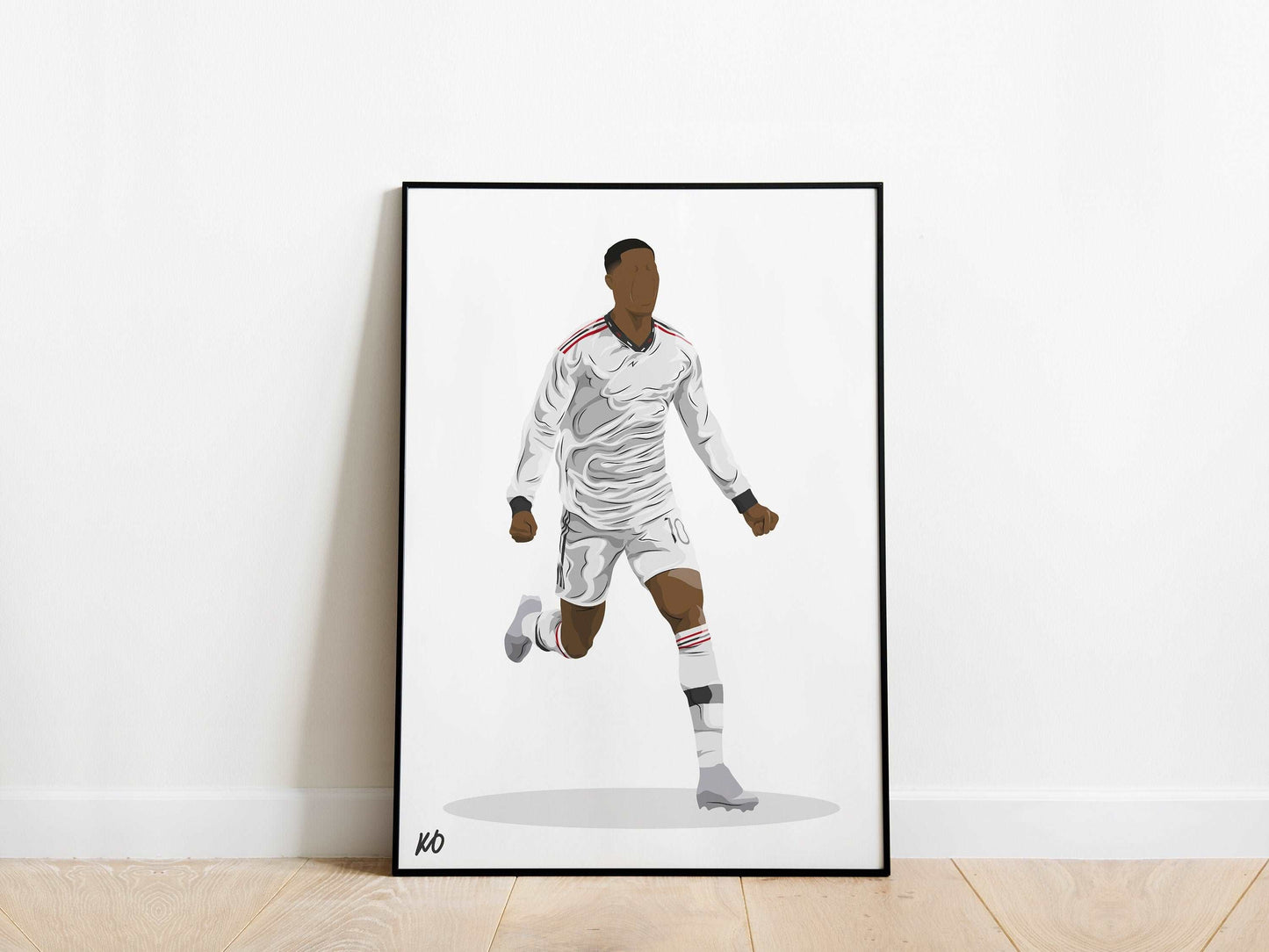 Marcus Rashford Goal Celebration Manchester United Poster - KDDesigns6